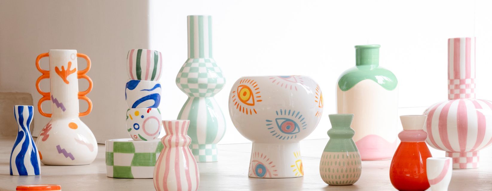 Colourful ceramic decoration for any home